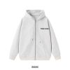 Grey Zipper Hoodie