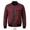 Maroon Bomber Jacket
