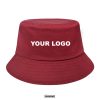 Maroon Bucket Hat