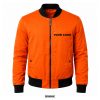 Orange Bomber Jacket