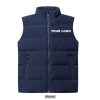 Sleeveless Puff Jacket Blue