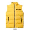 Sleeveless Puff Jacket Yellow