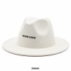 White Fedora Hat