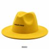 Yellow Fedora Hat